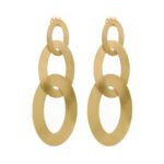 Aquaforte - Orecchini Argento 925/000 Placcato oro giallo 23 carati - Linea Vintage - Collezione Glamour