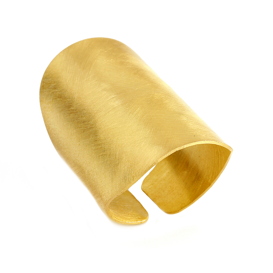 Aquaforte - Anello Argento 925/000 Placcato oro giallo 23 carati - Linea Vintage - Collezione Glamour