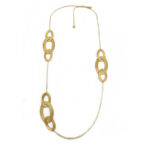 Aquaforte - Collana Argento 925/000 Placcato oro giallo 23 carati - Linea Vintage - Collezione Glamour