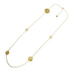 Aquaforte - Collana Argento 925‰ Placcato oro giallo 23 carati - Linea Onde - Collezione Glamour