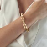 Bracciale Ovali Chic con elementi ovali in canna vuota quadrata -5700