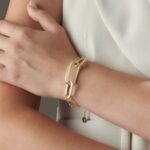 Bracciale Ovali Chic con elementi ovali in canna vuota quadrata -5706