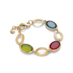 Bracciale Caramelle Vintage con paste vitree multicolore-0