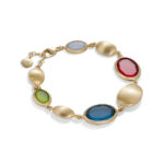 Bracciale Caramelle Ovali con paste vitree multicolore-0